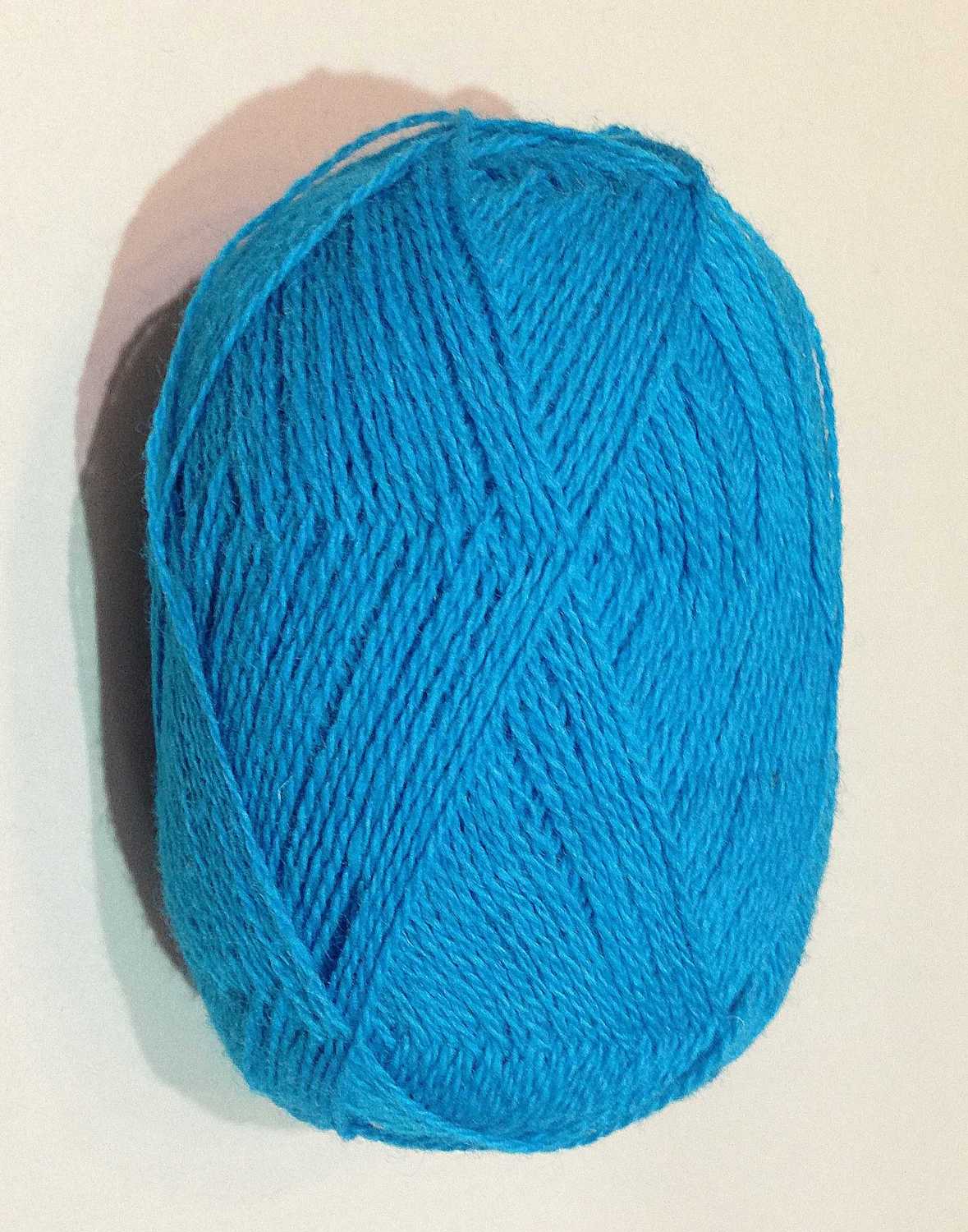 100% Wool Yarn 900g Turquoise